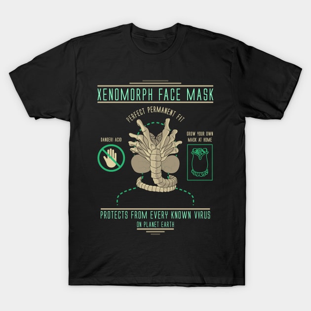 Xenomorph mask T-Shirt by Bomdesignz